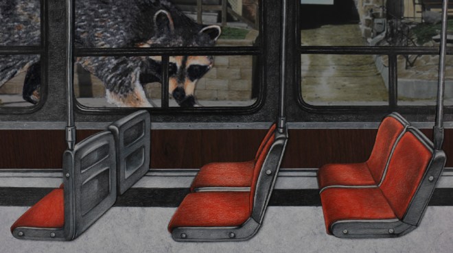 Work-in-progress photo from my animation project "Toronto Alice" (ETA Spring 2015).